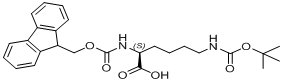 N-alpha-芴甲氧羰基-N-epsilon-叔丁氧羰基-L-賴(lài)氨酸  